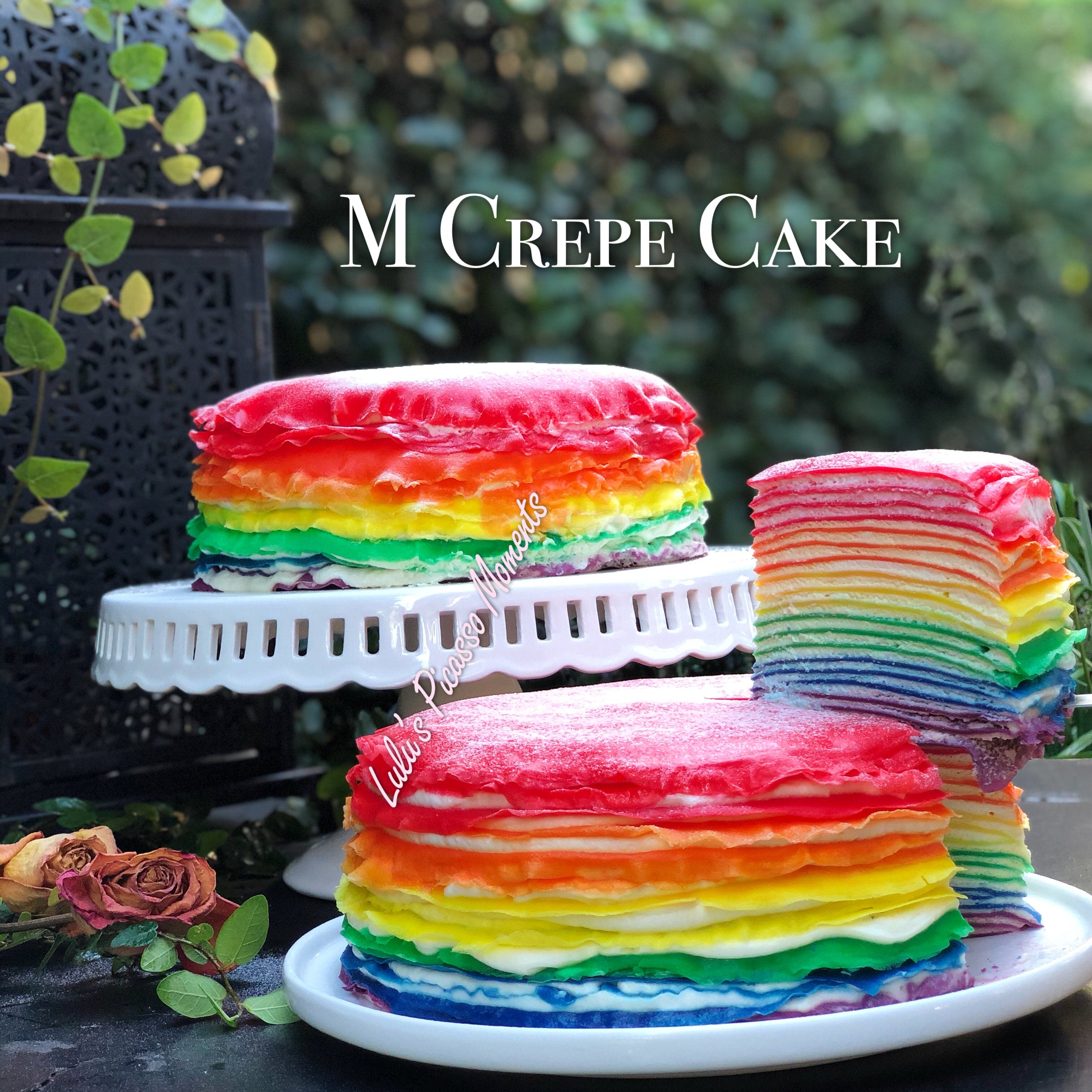 Rainbow Cake Recipe | How To Make Rainbow Crepe Cake | No Bake Cake By  Cooking Co - YouTube